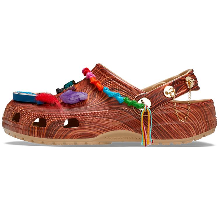 Crocs Сабо Classic Clog 'Woodgrain' от Crocs для женщин 207390-90H