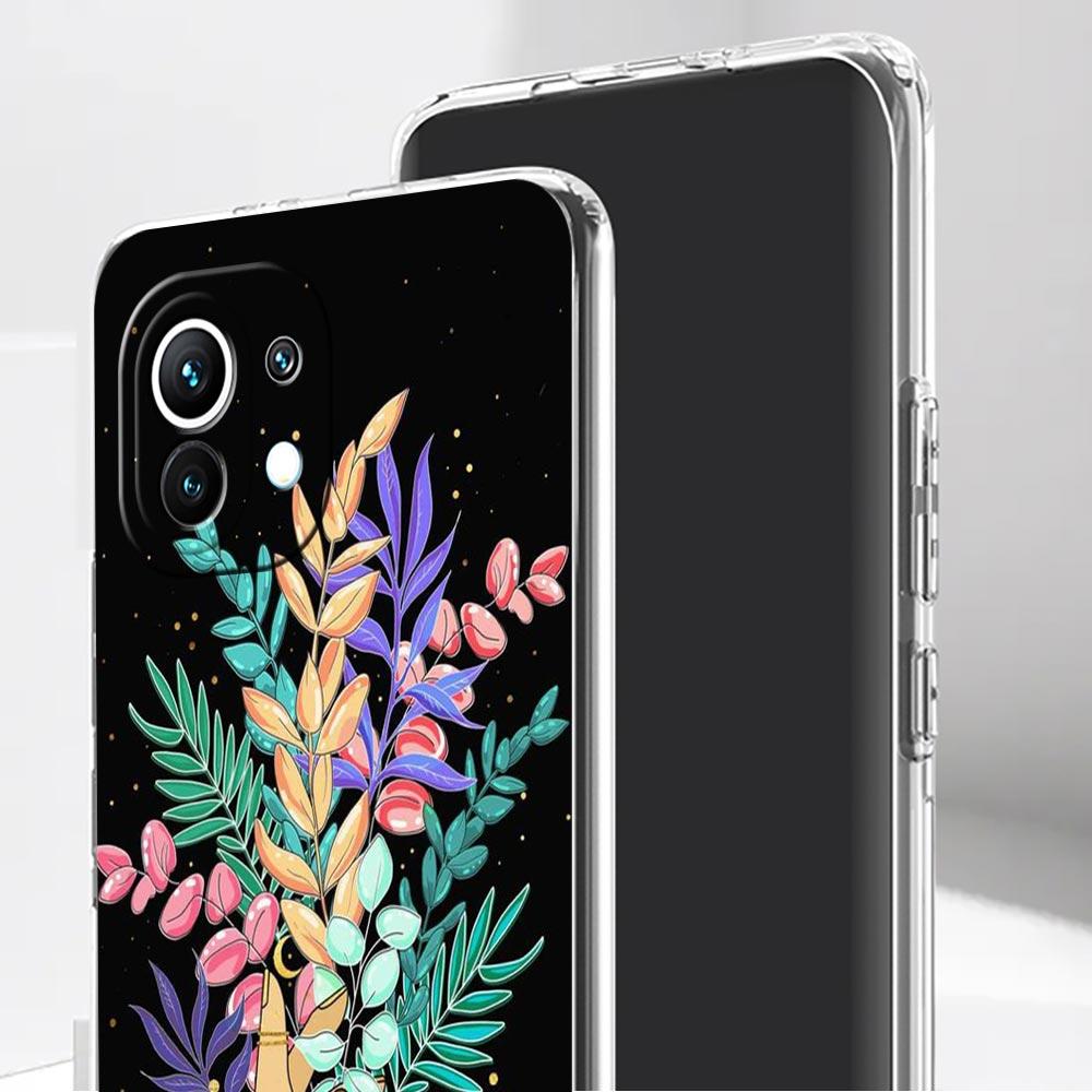 Луна Таро Кот Эстетический чехол для телефона Xiaomi Mi 12T 10 12 Lite 11 Ultra 11X 11T Pro 11i Poco X4 X3 NFC F3 M3 M4 5G Прозрачный чехол