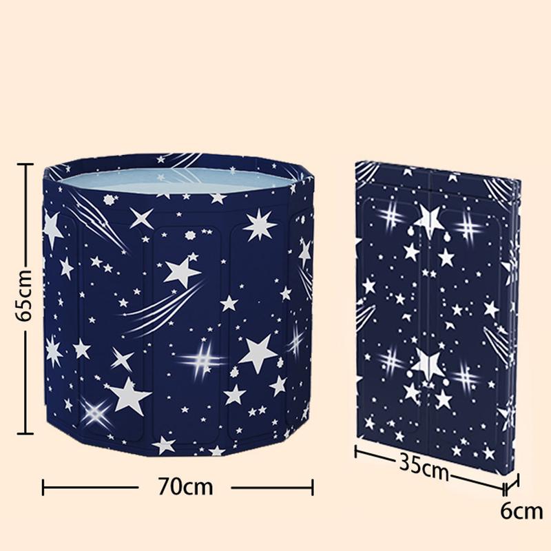 Складная ванна Портативная ванна для детей и взрослых Гидромассажная ванна Утолщенная Экологичная Долгосрочная Блокировка Температуры