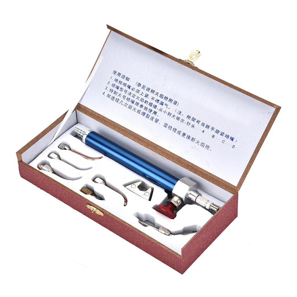 Oxygen Torch Jewelry Torch Welding Soldering Gun with 5 Tips for Oxygen Cylinders