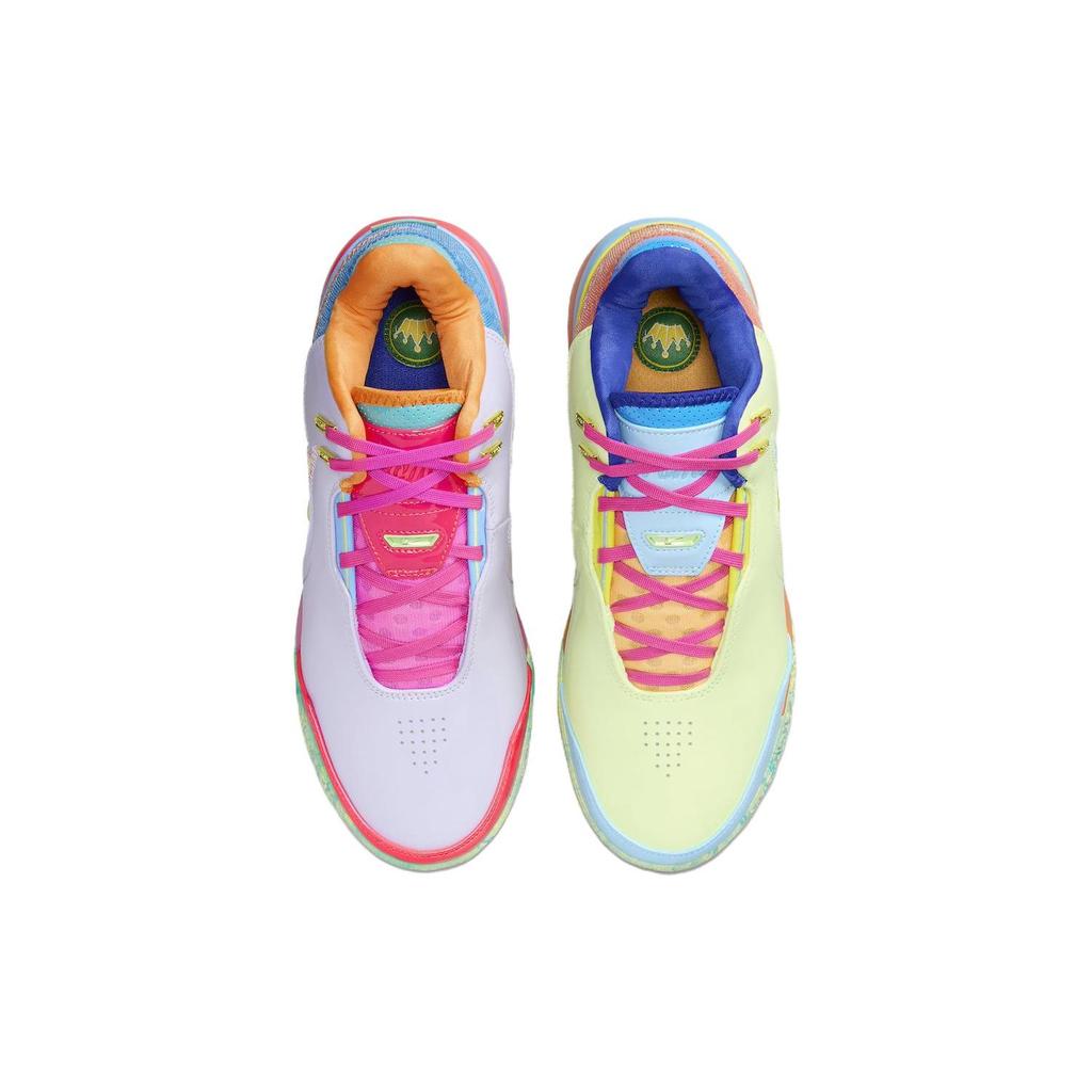 Nike Мужские кроссовки Zoom LeBron NXXT Gen Ampd IPS I Promise Multi-Color Violet-Mist Barely-Volt FZ7885-500