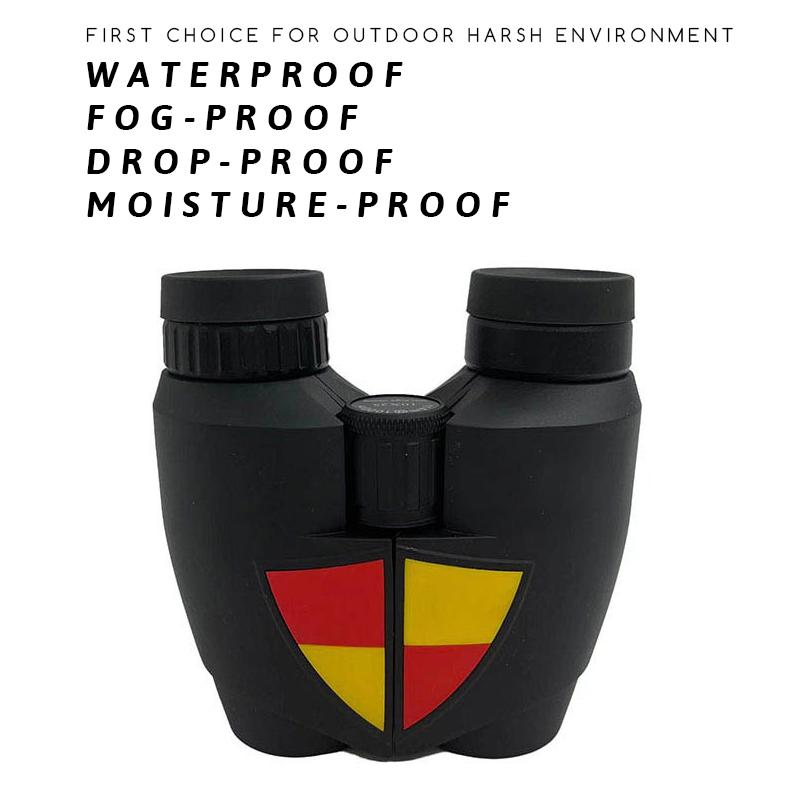 12x25 Бинокль Профессиональный портативный телескоп Hd Bak4 Camp Охота Спорт Открытый Clear