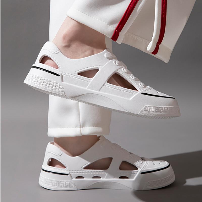 2024 Новые мужские и женские сандалии для отдыха на открытом воздухе на плоской подошве Повседневная обувь большого размера Парные пляжные сандалии Удобные сандалии из ЭВА