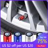 VW GTI GOLF 2026 Hot For VW VOLKSWAGEN 4Pcs 3D Metal Car Tire Valve Caps Wheel Dust Covers Compatible with Volkswagen GTI R-Line