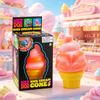Кремовый Сквиши Рожок Мороженого Фиджет-Игрушка Мягкий Медленно Поднимающийся Снятие Стресса для Семейных Игр Сенсорные Тренировки Подарок на День Рождения