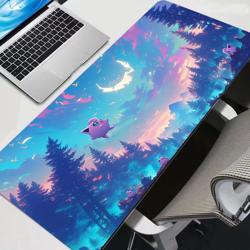 Mouse Pad Gaming Accessories PC Gamer Pokemon Pikachu alfombrilla xxl Computer Desk Mat Laptop Varmilo Keyboard Mousepad