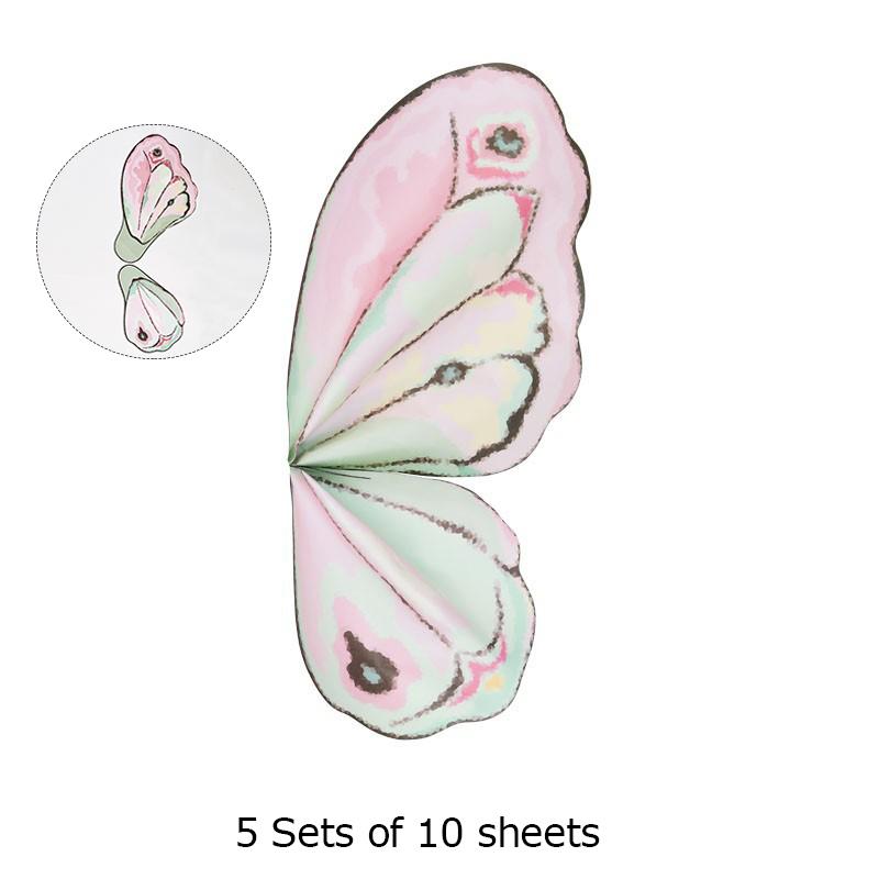 Оберточная бумага для моделирования цветов Netflix Оберточная бумага для букета с крыльями бабочки