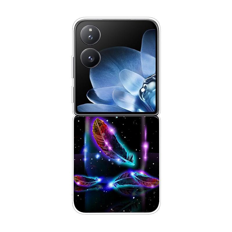 Твердая ПК-накладка для Xiaomi Mix Flip Противоударный чехол для телефона для Mi Mix Flip 5G Ультратонкая задняя прозрачная накладка MixFlip Чехол Coque Funda