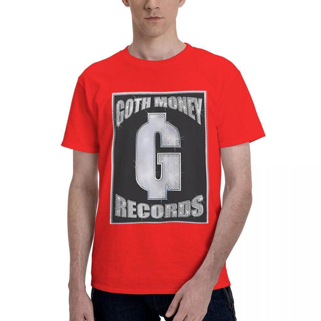 Goth Money Records Блестящая Повседневная Дышащая Удобная Футболка 100% Хлопок Высококачественная Мужская Одежда Забавные Подарки