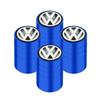 For VW 4Pcs Car Tire Valve caps Car Sticker for VW Volkswagen Passat Golf Polo Touran Accessories YHBE-V487 EM1