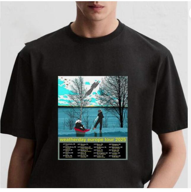 Hornet Disaster Europe Tour Weatherday Europe Tour 2025 Unisex T-Shirt Mens Womens Tees Top