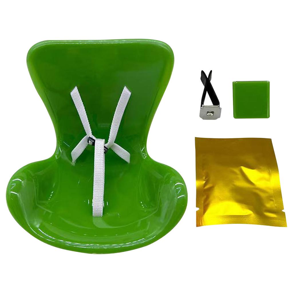 Украшения для автомобиля, автокресло для кукол, пушистая подушка, есть зажимы для сиденья на машине, в комплекте ножка сиденья для настольного дисплея