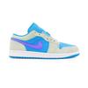 DX4334-300 Nike Air Jordan 1 Low Акватон Психический Небесное Золото Синий (Мужской)