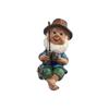 Waterproof Fishing Gnome Statue Funny Fisherman Statue Mini Fishing Dwarf Statue Garden