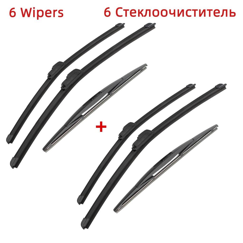 3 шт. щетки стеклоочистителя для Nissan X-Trail T31 2007-2013 24 "16" 14" подходят для переднего лобового стекла, щетки для окон, резак, аксессуары 2007 2011 2012 2013