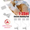 USB нагревательная пленка электрическая грелка складной нагреватель для перчаток многофункциональный USB нагревательный коврик один на два для одежды перчатки обувь