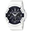 Мужские часы Casio G-Shock GAW-100B-7AJF с солнечной батареей и радиосинхронизацией Белые