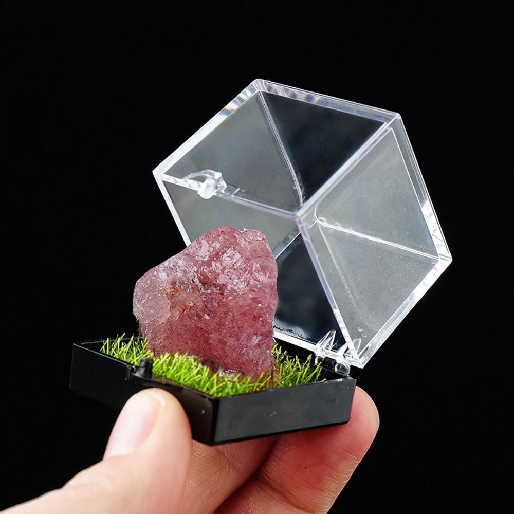 Многоцветный природный минеральный образец неправильной формы кристаллический камень образцы подарки руда коробки