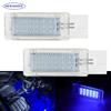2 шт. Подсветка ниши для ног двери салона для VW Golf MK7 7.5 GTD GTI R Jetta Passat B6 B7 B8 Светодиодная синяя лампа салона автомобиля CAN-BUS