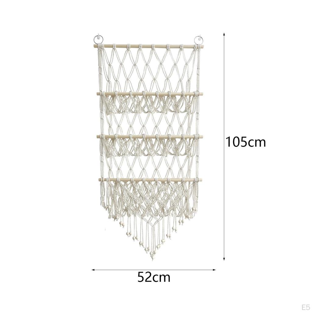 Сетка для чучел животных, богемный декор, ручная работа, настенное крепление, хранение, игрушка