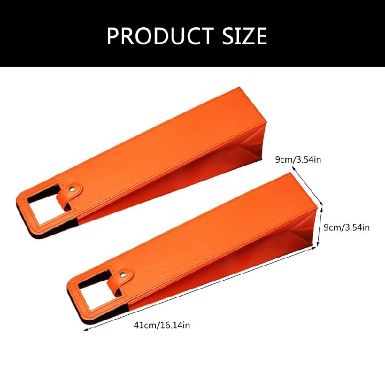 Набор из 2 кожаных защитных чехлов для шампанского, аксессуаров для вина, для подарков и путешествий. Стильная сумка для хранения винных бутылок.