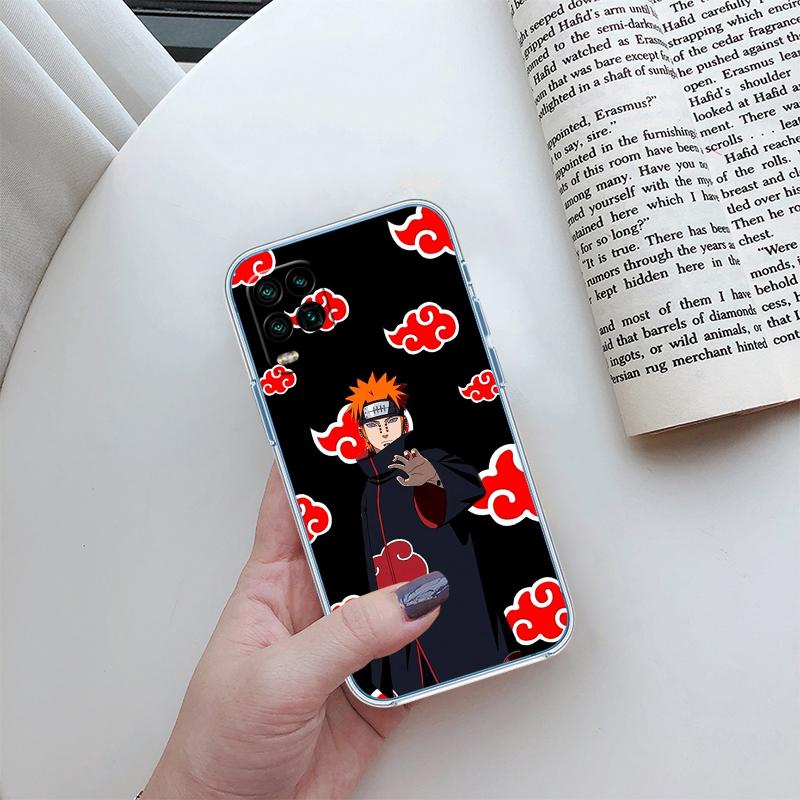RA30 Pain Akatsuki NARUTO Transparent Phone Case for Motorola Moto G7 G8 G9 G84 G85 G73 G24 G15 Z2 Play Power Plus