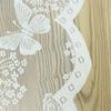 Полупрозрачные Кружевные Короткие Шторы с Цветочным и Бабочковым Дизайном для Спальни, Гостиной, Столовой