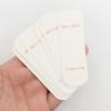 50Pcs Hair Rope Half Folded Card Hair Accessories Cardboard Display Card Labels Hair Rope Packaging Hanging Tag Cardboard Label
