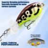 6.5CM/7G Topwater Fishing Lure Вращающиеся Двойные Пропеллеры Тройной Крючок Дальний Заброс Реалистичная Плавающая Бионическая Искусственная Приманка Пресная Вода Соленая Вода
