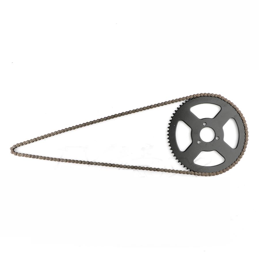 Mini Moto Drive T8F 108 Links Loops Chain W/ Gear Box Rear Sprocket 6T Fit 49cc