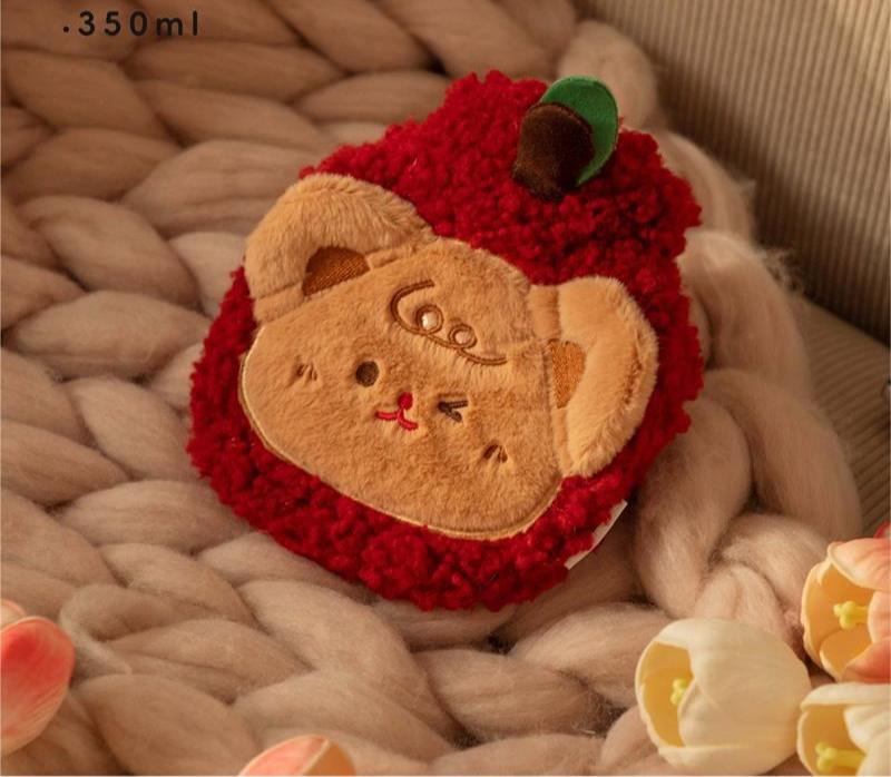 1 шт. Маленькая грелка для рук в подарок Зимняя теплая водяная грелка Милый рисунок щенка Грелка с горячей водой Наполнение водой Офисная грелка с теплой водой