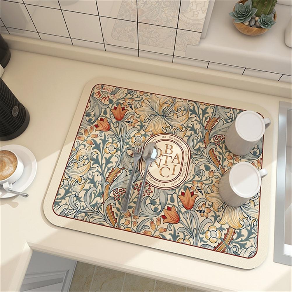 Впитывающий Кофе Впитывающий Кофе Подставка для сушки посуды Дренажный коврик