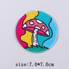 Mushroom Patch Iron On Patches For Clothing Thermoadhesive Patches On Clothes Natural Cartoon Embroidery Patch For Clothes Badge