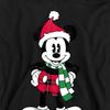 Disney Childrens/Kids Mickey Mouse Tartan Heather Christmas Hoodie