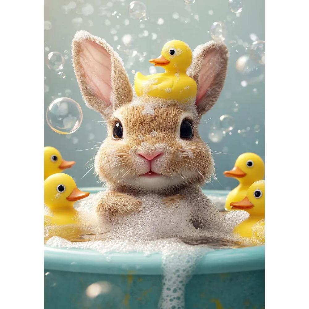 Interesting Rabbit Professional Portrait Posters Game Chef Hero Modern Prints Canvas Wall Art Pictures Home Living Room Decor