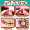 108/188/308pcs Multi-shaped Snap Pop Beads Kits Educational Jewelry Making Toys  Children