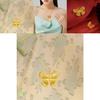 Chic Golden Butterfly Ring And Pendant Collection With Intricate Enamel Detailing