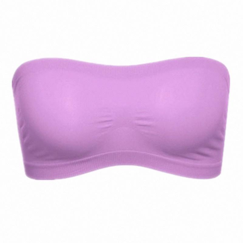 Women's Tube Top Strapless Bandeau Bra Underwear Women Bralette Seamless Strapless Tops Hollow Wrapped Chest Bras