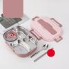 Food Storage Container Dinnerware Stainless Steel Lunch Box Portable Bento Box Food Storage Student