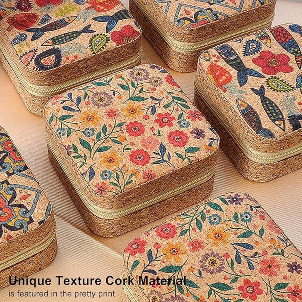 Мини-ювелирный подарочный футляр, небольшой дорожный органайзер для ювелирных изделий, для женщин, для хранения колец, ожерелий, сережек