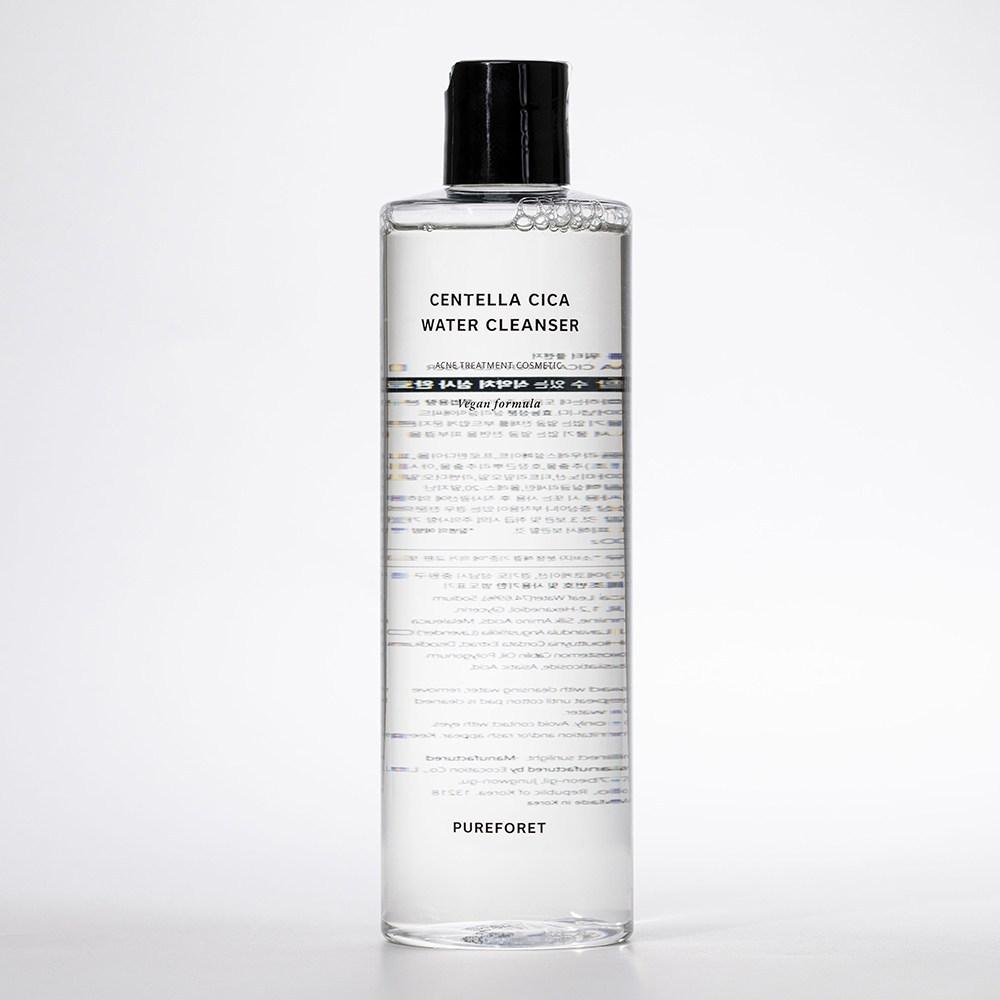 Pure Foret Centella Skin Lotion Water Cleanser набор из 3 предметов для устранения проблем с кожей, угревой сыпью, успокаивающий базовый набор косметики