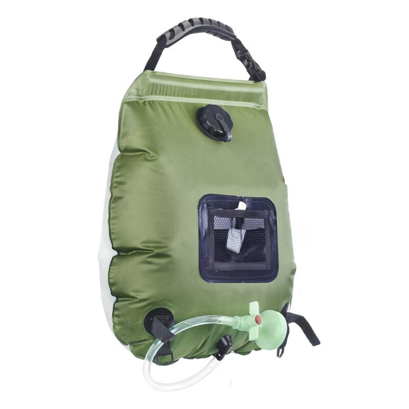 Wing Lemon 20L Outdoor Camping Solar Shower Bag with Temperature Gauge