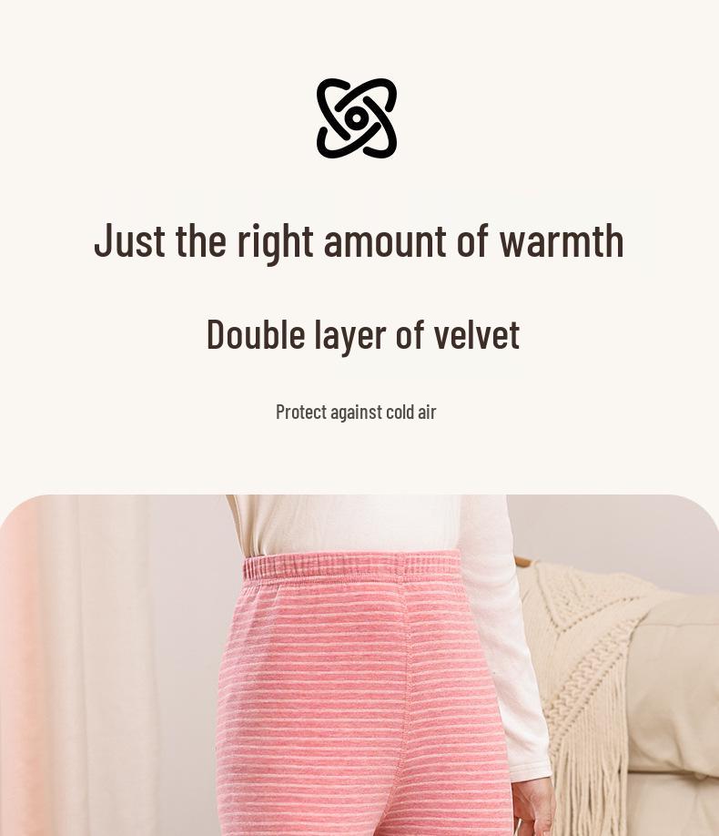 Детские теплые шерстяные кальсоны: Немецкий бархат для мальчиков, девочек и подростков