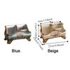 3 Compartment Remote Control Box Resin Desktop Storage Box  Home Decoration