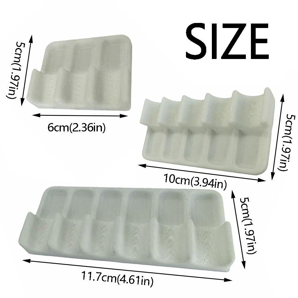 3D Printed Plastic Brush Holder Durable Rests Drip Tray Pad 3D Printing Holder Art Display