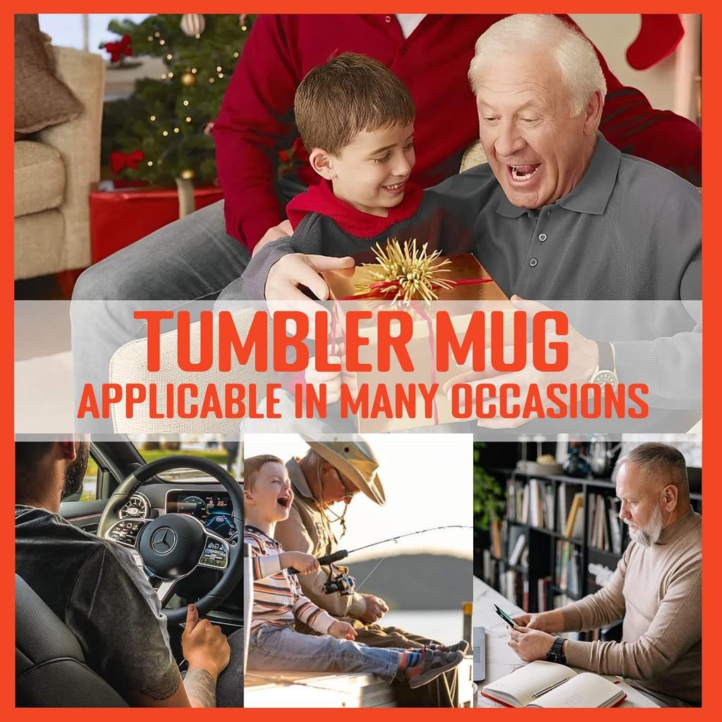 Grandson Travel Tumbler 20Oz I Never Dreamed I'd Grow Up To Be AN AWESOME Grandson But Here I Am Killing It! Funny Cool Travel Tumbler Gift for