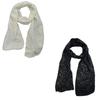 Sequins Decoration Neckerchief Plush Stylish Scarf with Glittering for Fashionable Women