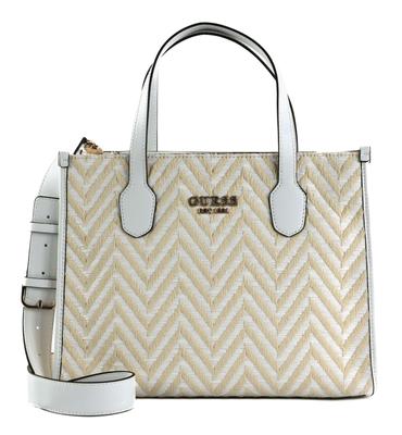 Сумка SILVANA 2 ОТДЕЛЕНИЯ TOTE WHI [Guess]