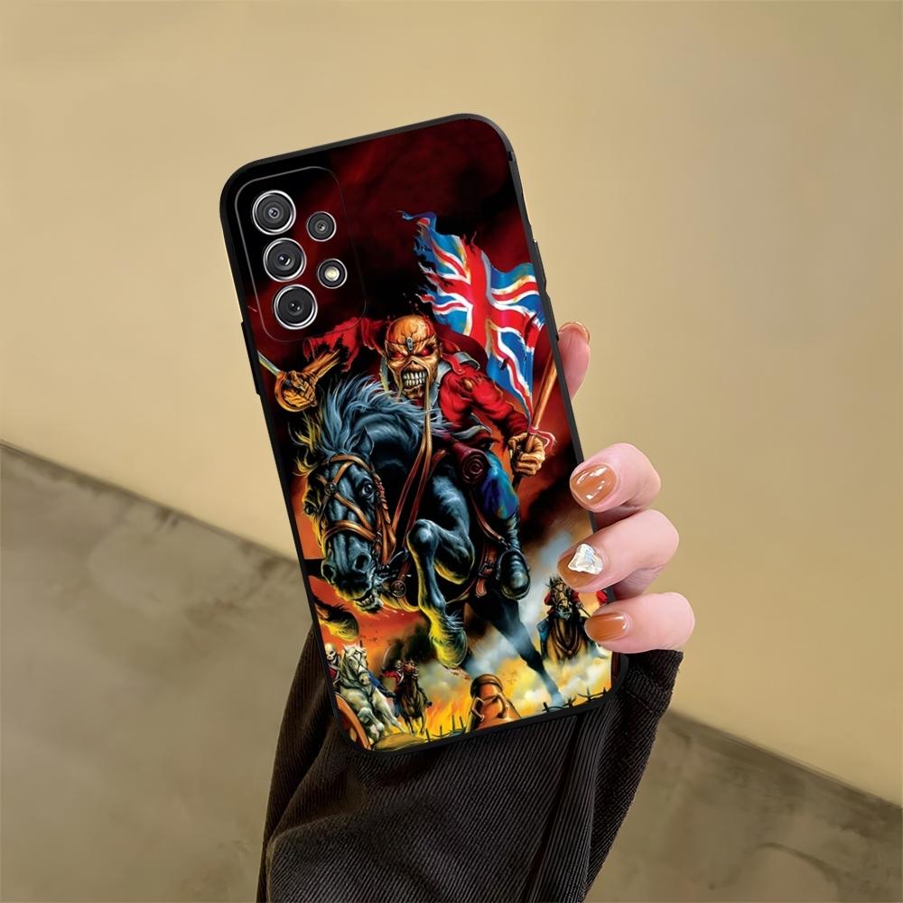 Модный чехол для телефона с изображением скелета рок-группы для Samsung Galaxy S23 S24 S20 S21 S22 Ultra Fe Plus M54 A34 A54 A24 A52 A53 Coque