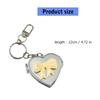 Stylish Love Heart Pendant Bowknot Keychain Accessory Stylish Key Holder for Women Sturdy Alloy Car Key Pendant
